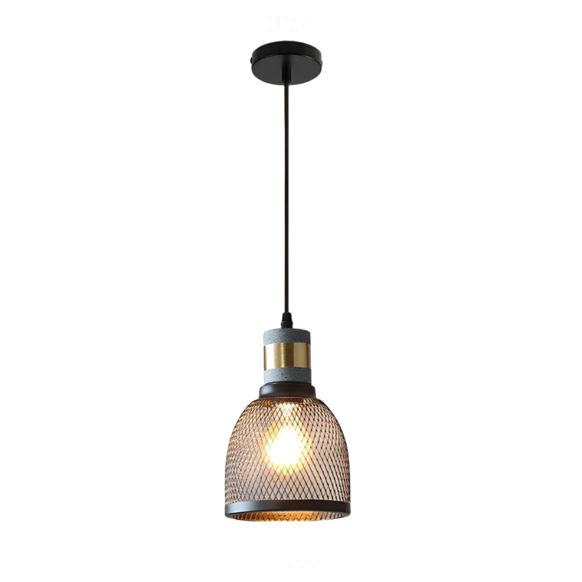 SteelLume™ Pendelleuchte – Industrielle Hängelampe aus Beton & Eisen (E27 LED, höhenverstellbar)