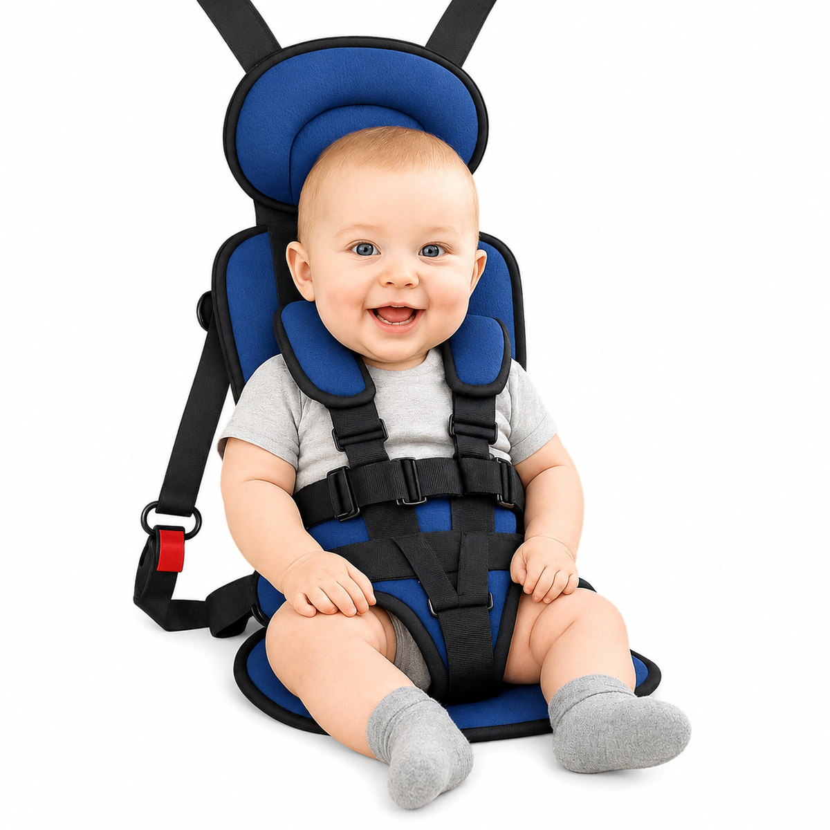SafeTrek™ – Tragbarer Kindersitz mit Sicherheitsgurt, Slim & Kompaktes Design – Reisesitz für Kinder & Kleinkinder - Less Goods