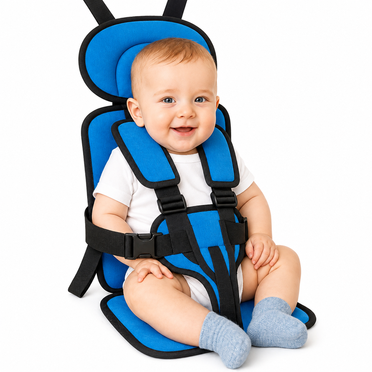 SafeTrek™ – Tragbarer Kindersitz mit Sicherheitsgurt, Slim & Kompaktes Design – Reisesitz für Kinder & Kleinkinder - Less Goods
