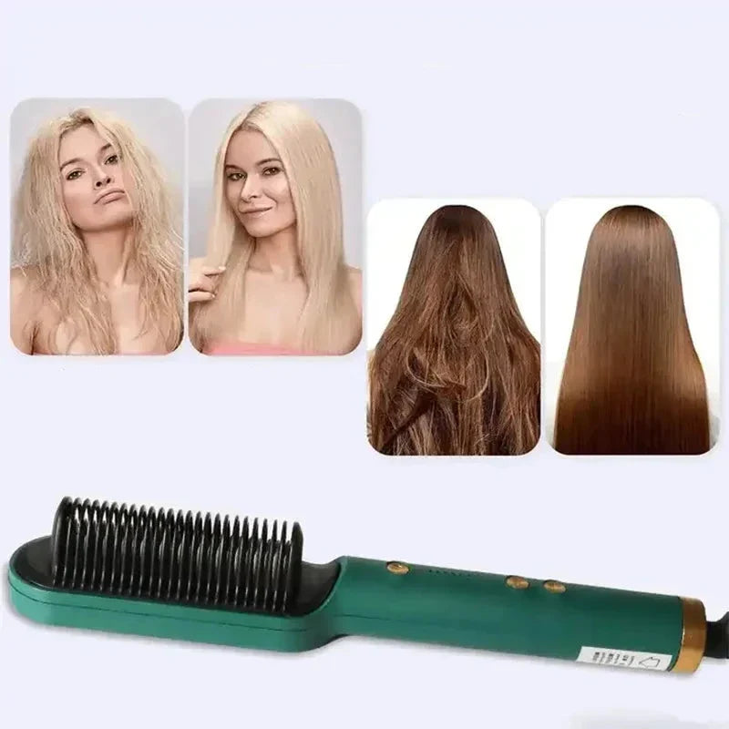 WavePro – 2-in-1 Glätt- & Lockenbürste für glänzendes, frizzfreies Haar