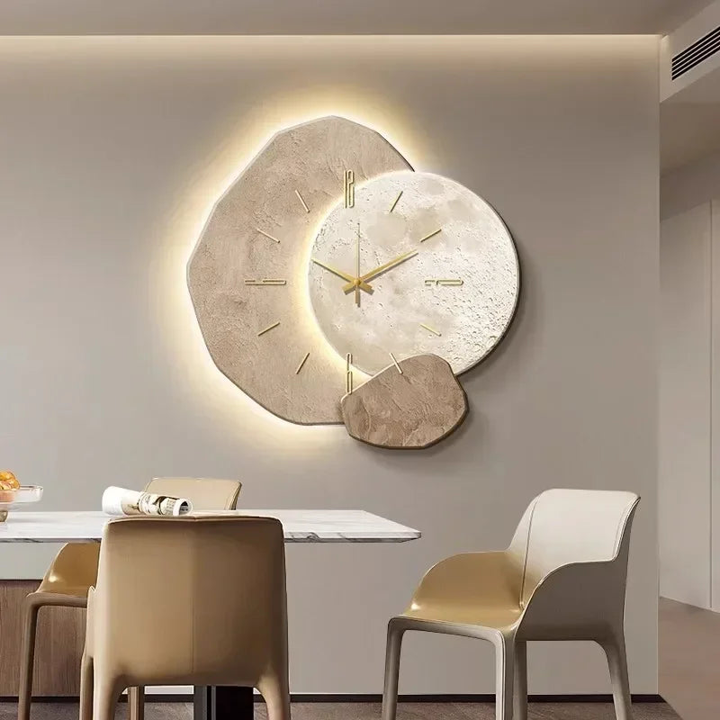 CalmClock™ – Ruhige Design-Wanduhr aus Holz für entspannte Wohnräume