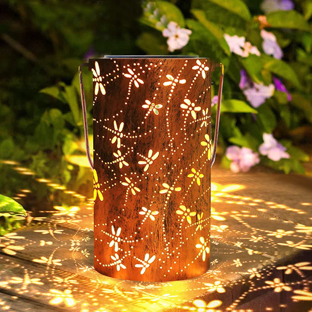 Dragonfly™ Solar Lantern – Solar-Gartenlaterne mit Libellen-Design & stimmungsvollem Licht