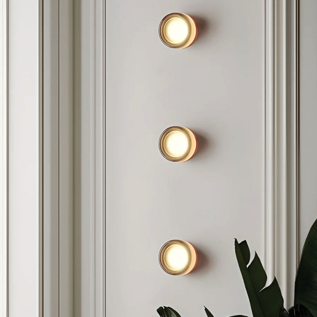 AuraLuxe | Elegante LED-Wandleuchte mit Dellen – Modern & Stilvoll
