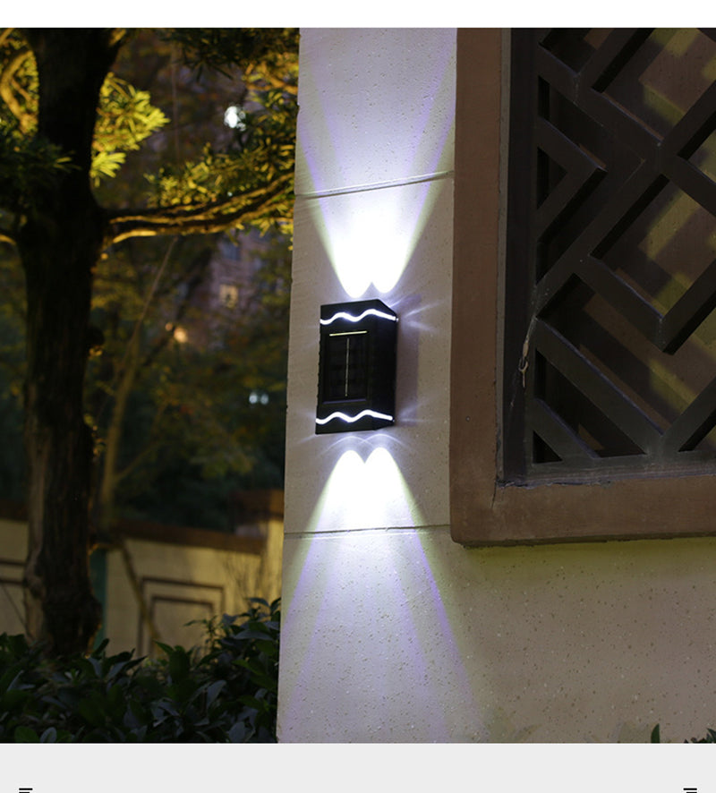 SolarMajesty™ Elegant Outdoor Solar Lamp – Elegante Solar-Außenleuchte mit Sensor