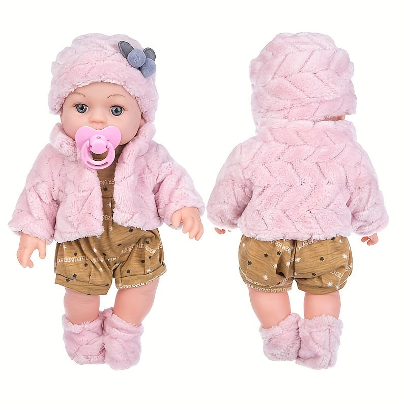Silicone Bliss™ Realistische Silikon-Babypuppe – 30cm, Weiche Haut, Outfit & Schnuller