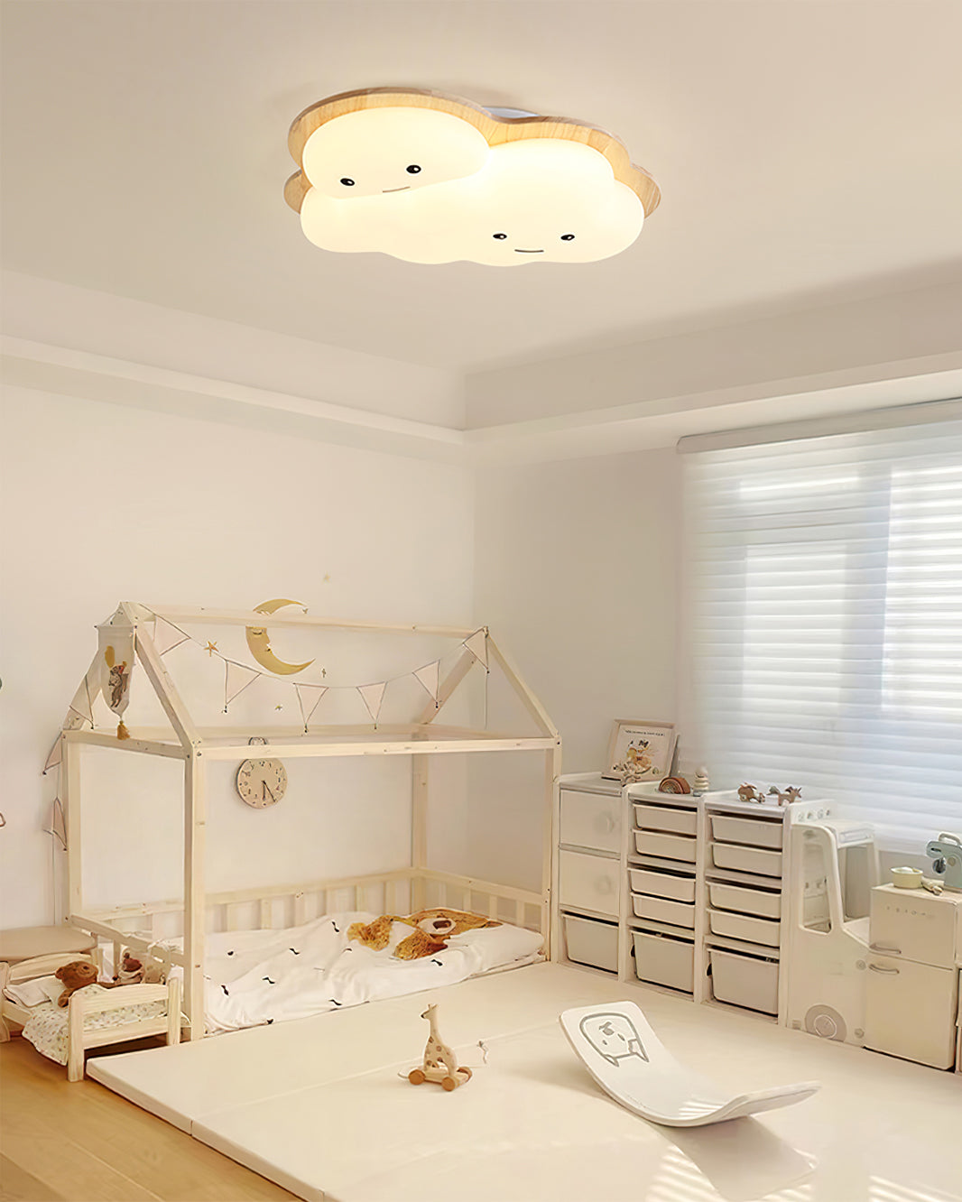 CloudRadiance™ Deckenleuchte – Verspielte LED-Kinderzimmerlampe mit Wolken-Design