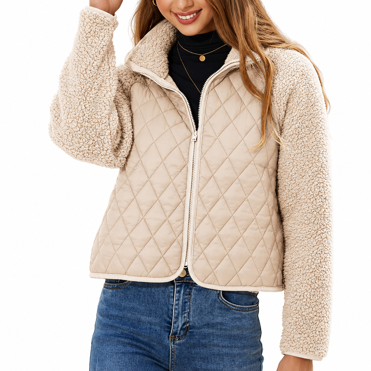 Calista™ – Damen Steppjacke warm & gemütlich – Stilvoll durch den Winter