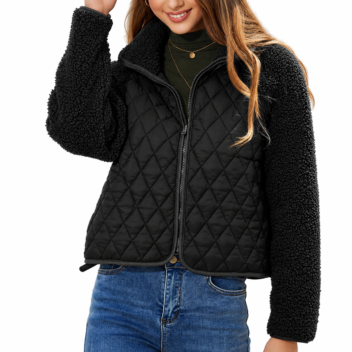Calista™ – Damen Steppjacke warm & gemütlich – Stilvoll durch den Winter