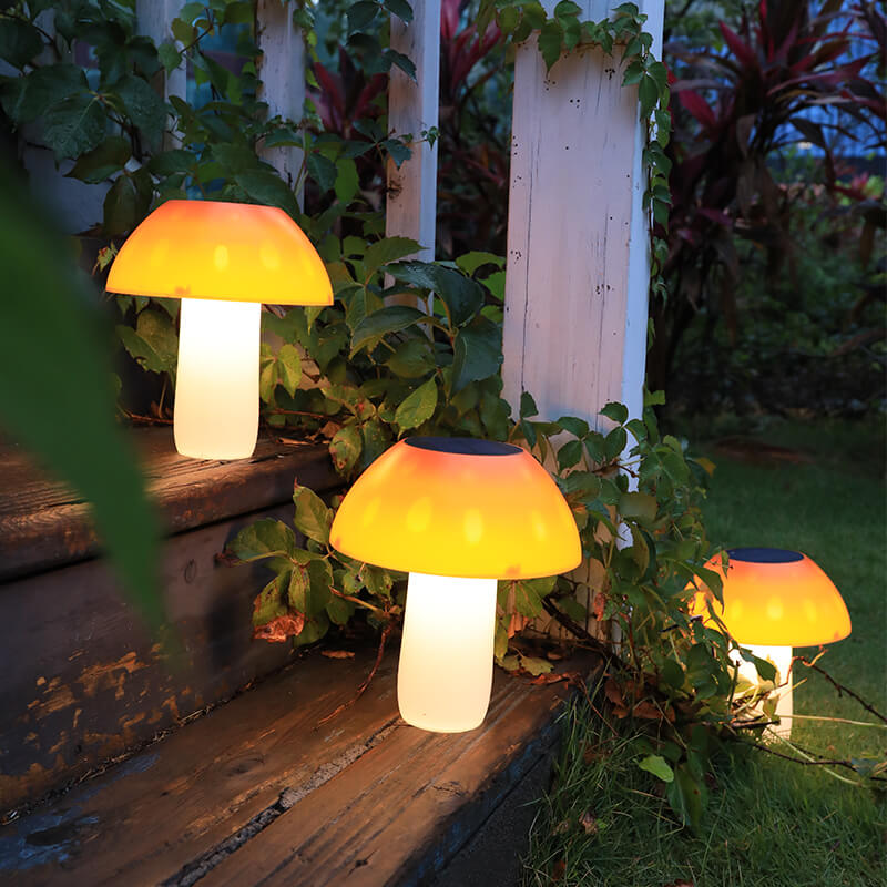 GlowShroom™ Solar-Gartenleuchte – Dekorative LED-Pilzlampe für Garten & Wege