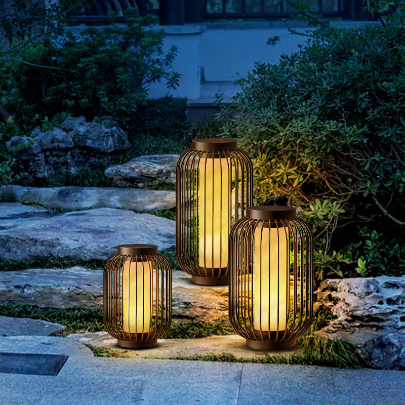 Aurvyn™ Retro-Inspired Solar Powered Landscape Lantern – Solar-Gartenlaterne mit warmem LED-Licht