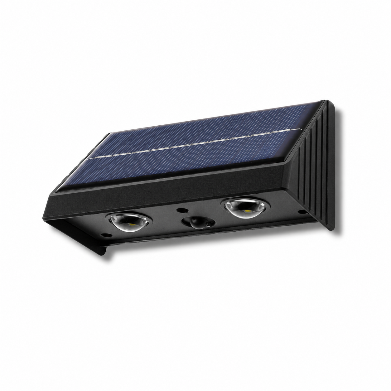 SunBeam™ Solar Wandleuchte – Wasserdichte LED Außenlampe IP65, warmweiß, solarbetrieben - Less Goods
