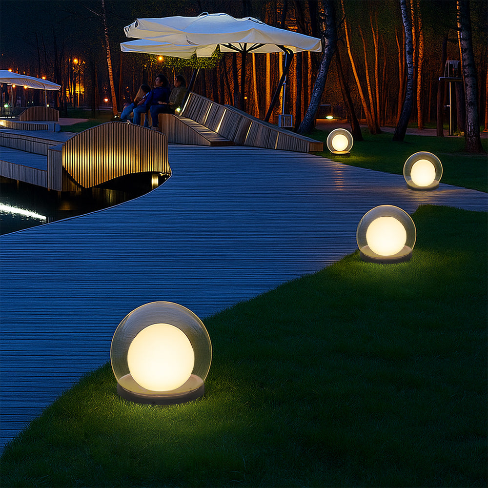 Glivra™ Solar Moon Lamp – LED Solar-Gartenleuchte in Mondoptik für Außenbereiche