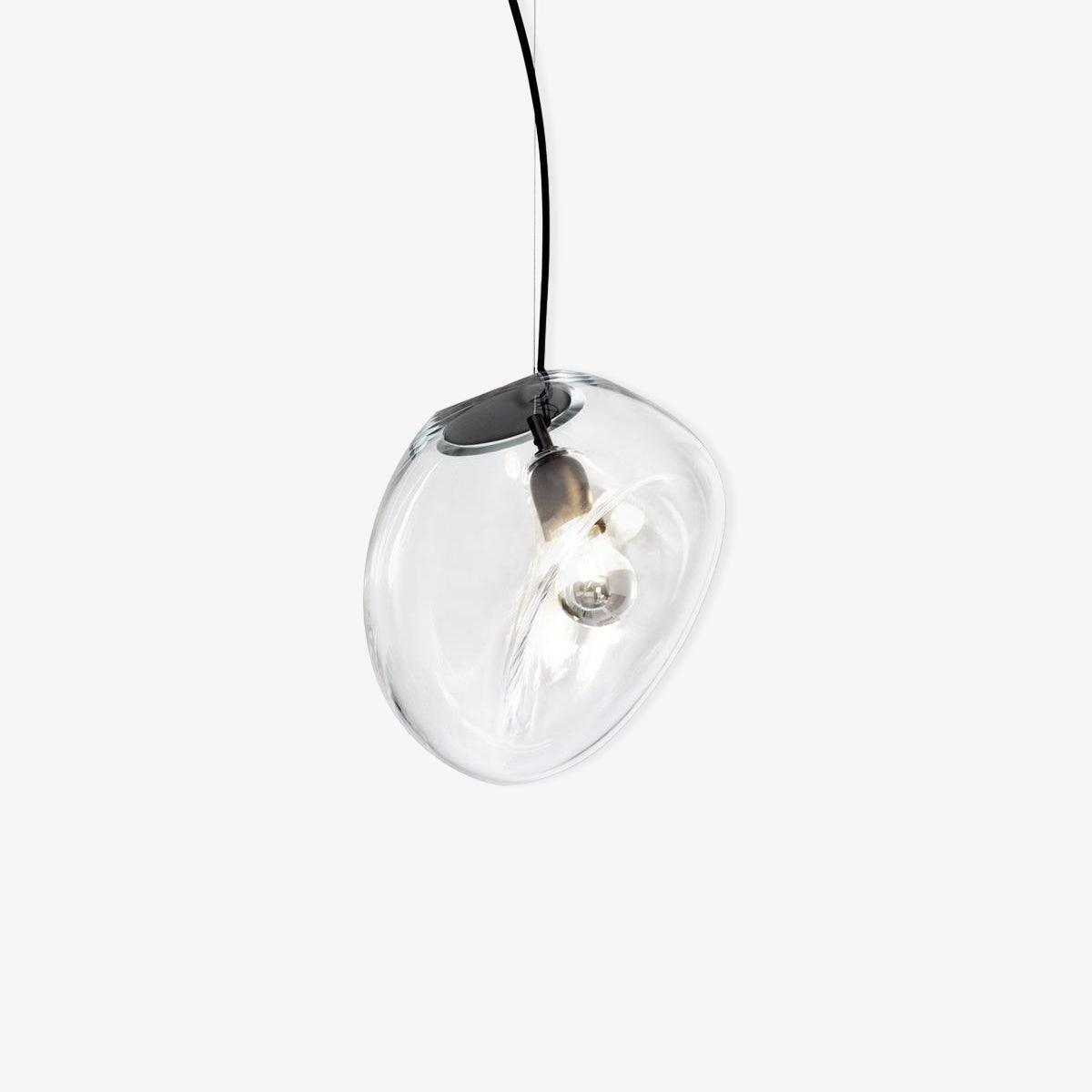 HydroBeam™ Pendelleuchte – Elegante Wassertropfen-Hängelampe aus Glas für moderne Wohnräume (E27)