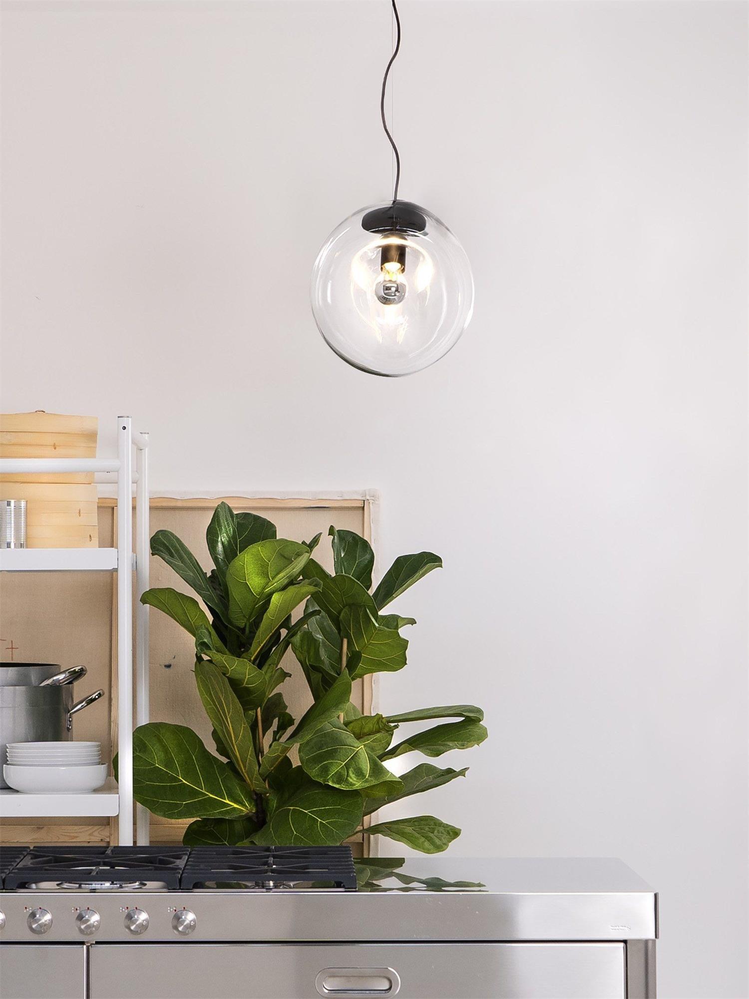 HydroBeam™ Pendelleuchte – Elegante Wassertropfen-Hängelampe aus Glas für moderne Wohnräume (E27)