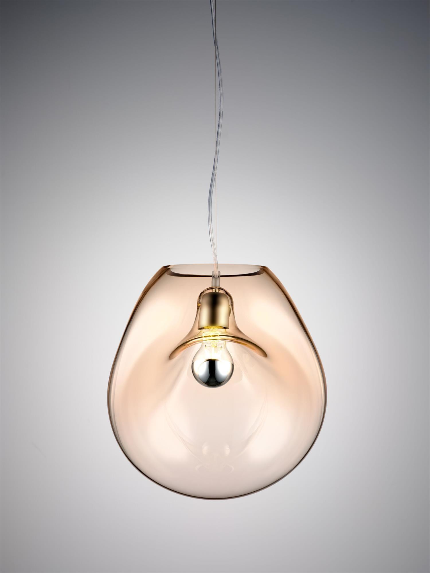 HydroBeam™ Pendelleuchte – Elegante Wassertropfen-Hängelampe aus Glas für moderne Wohnräume (E27)