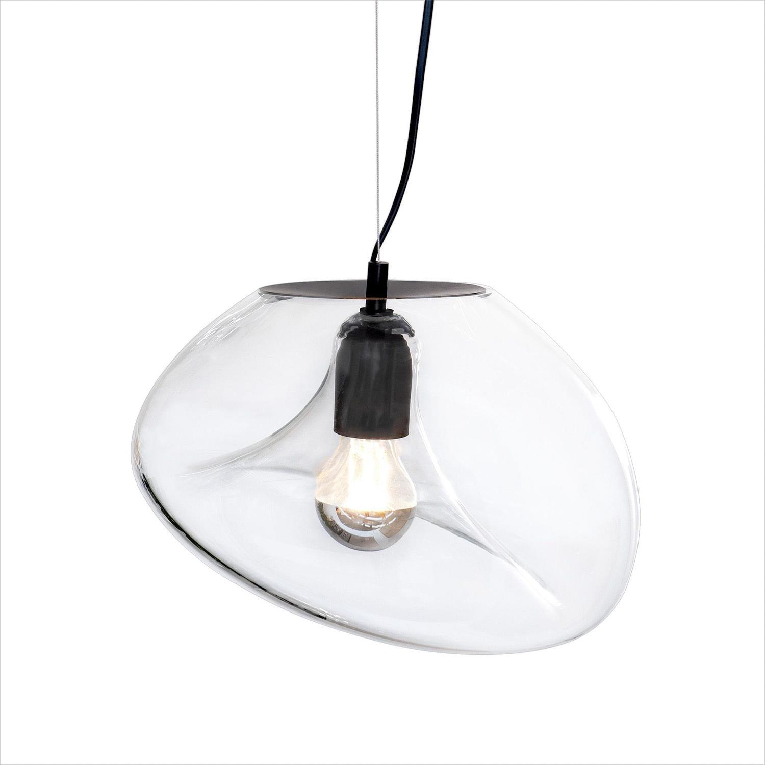 HydroBeam™ Pendelleuchte – Elegante Wassertropfen-Hängelampe aus Glas für moderne Wohnräume (E27)