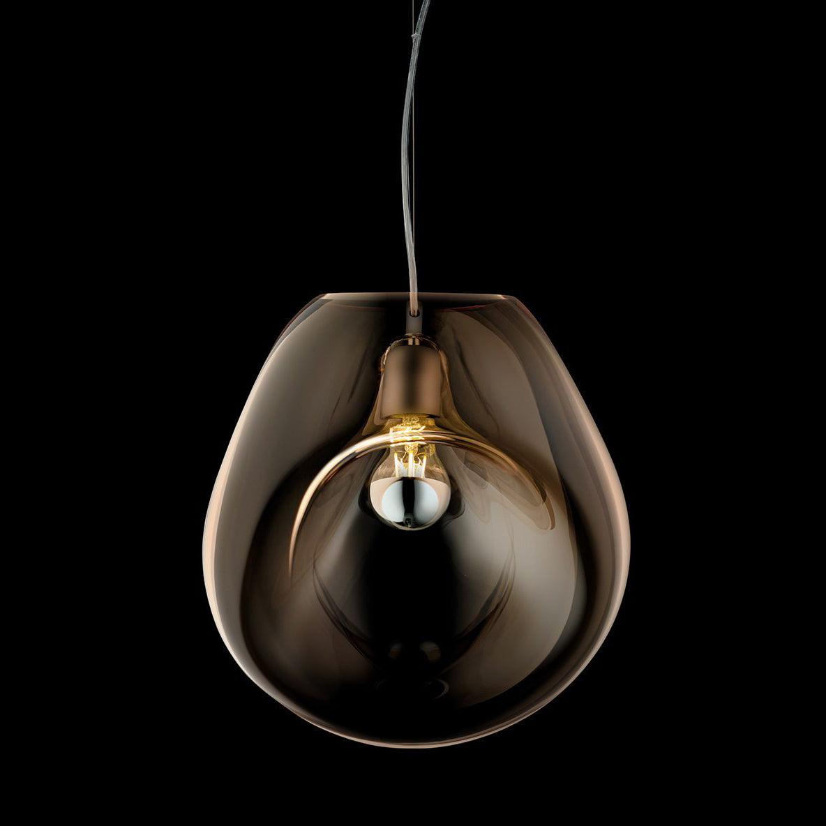 HydroBeam™ Pendelleuchte – Elegante Wassertropfen-Hängelampe aus Glas für moderne Wohnräume (E27)