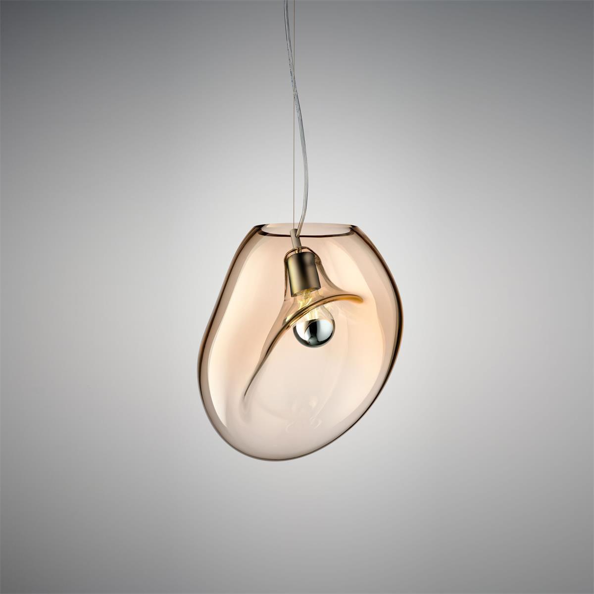 HydroBeam™ Pendelleuchte – Elegante Wassertropfen-Hängelampe aus Glas für moderne Wohnräume (E27)