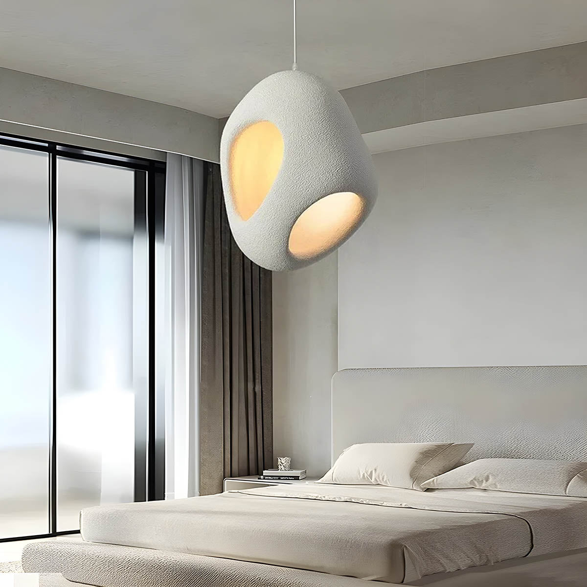 TakiGlow™ Pendelleuchte – Schlichte & elegante Hängelampe im Wabi-Sabi-Design (E27 LED)