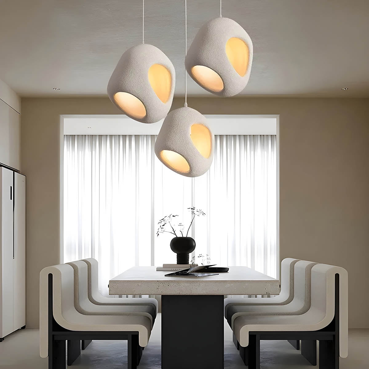 TakiGlow™ Pendelleuchte – Schlichte & elegante Hängelampe im Wabi-Sabi-Design (E27 LED)