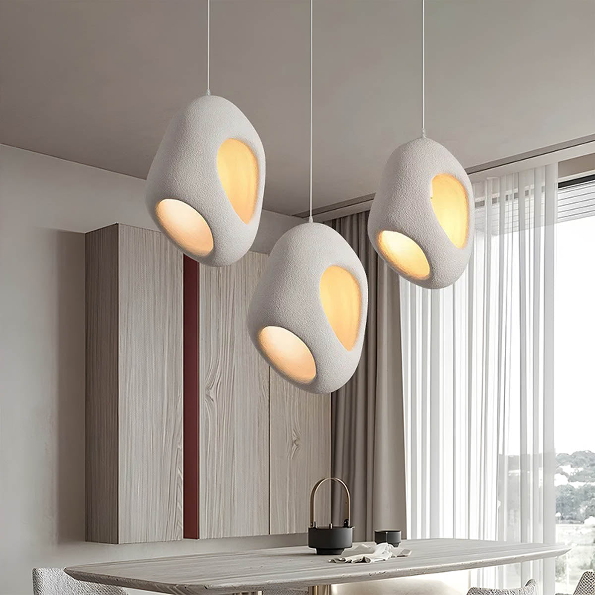 TakiGlow™ Pendelleuchte – Schlichte & elegante Hängelampe im Wabi-Sabi-Design (E27 LED)