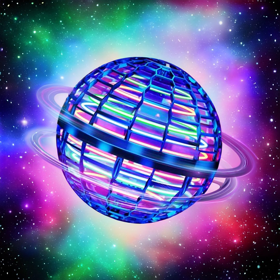 FlyNova™ Original Flying Orb Ball – Schwebender LED Spielball, Indoor & Outdoor, 10 cm