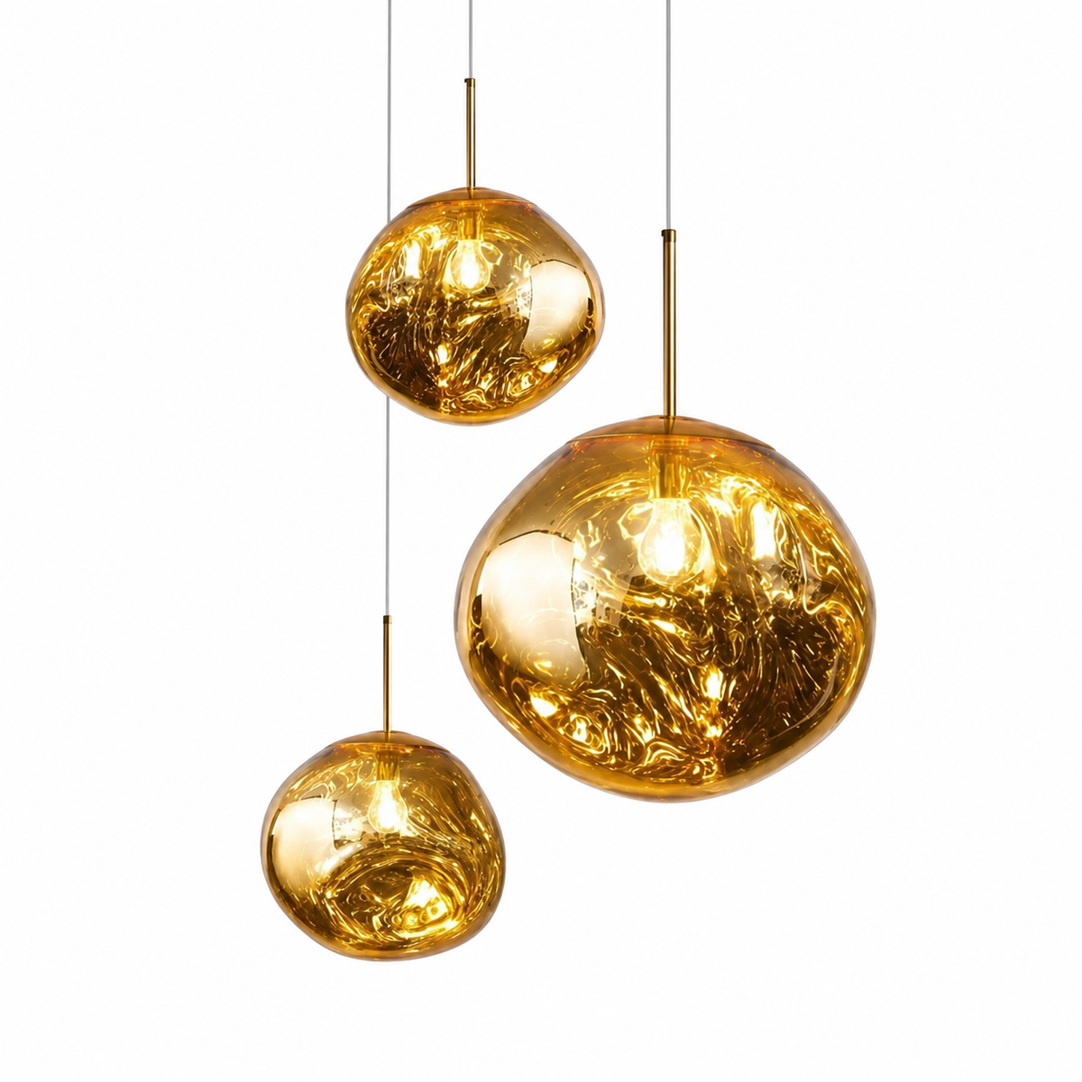 TranquilRay™ LED Pendelleuchte – Klare moderne Lampe in Transparent/Rauchgrau/Amber - Less Goods