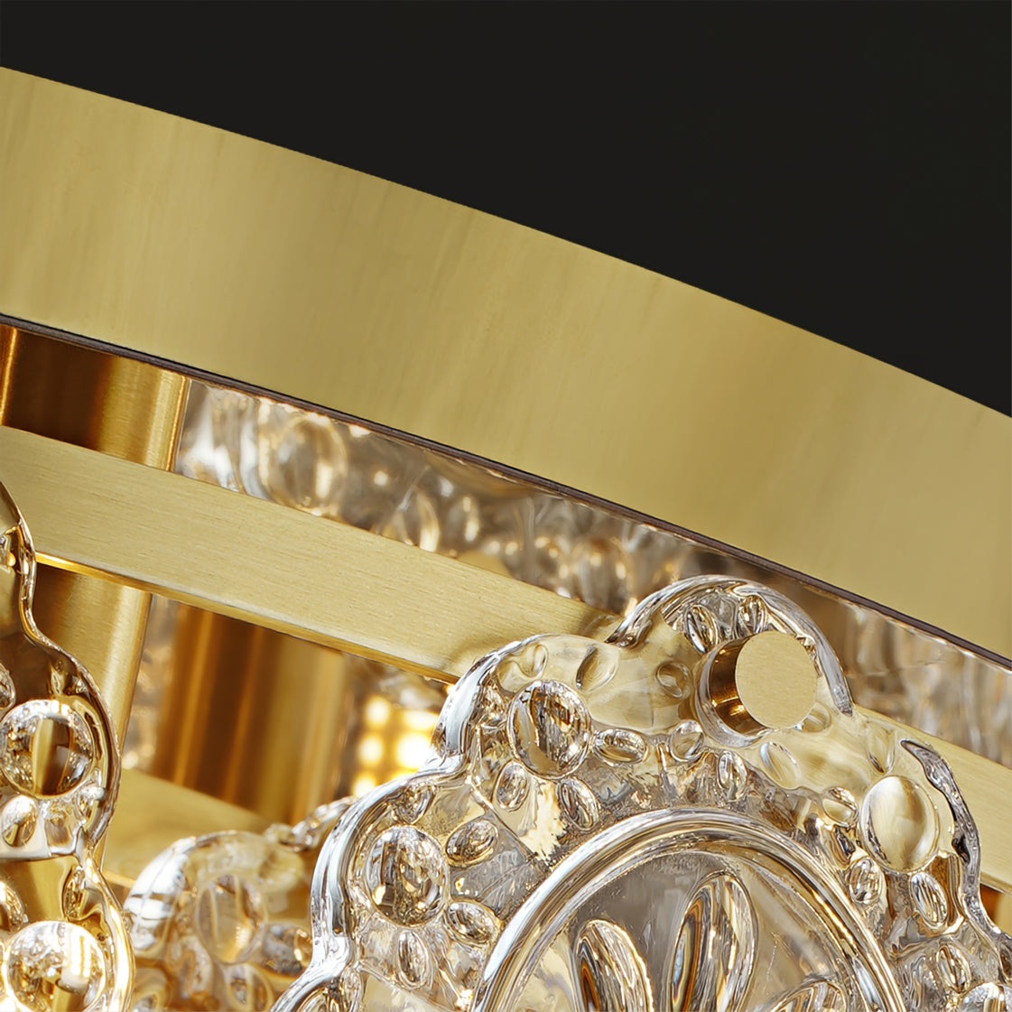 TrillionAura™ Deckenleuchte – Elegante Kupfer-Glas-Deckenlampe für stilvolle Wohnräume