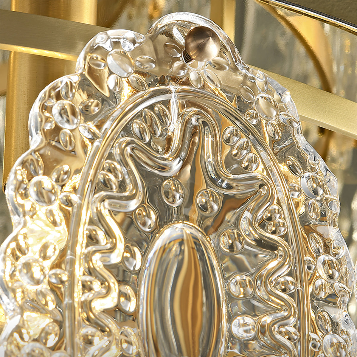 TrillionAura™ Deckenleuchte – Elegante Kupfer-Glas-Deckenlampe für stilvolle Wohnräume