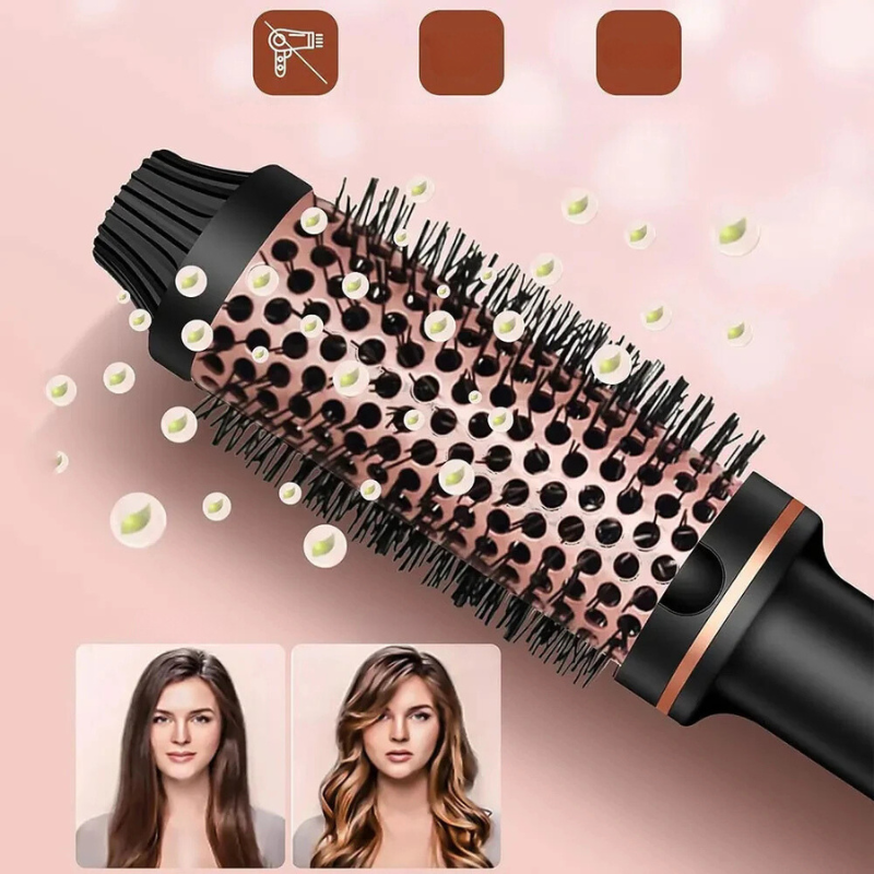 AirGlam™ | Auto-Rotating Ionic Round Brush – Locken, Glätten & Volumen