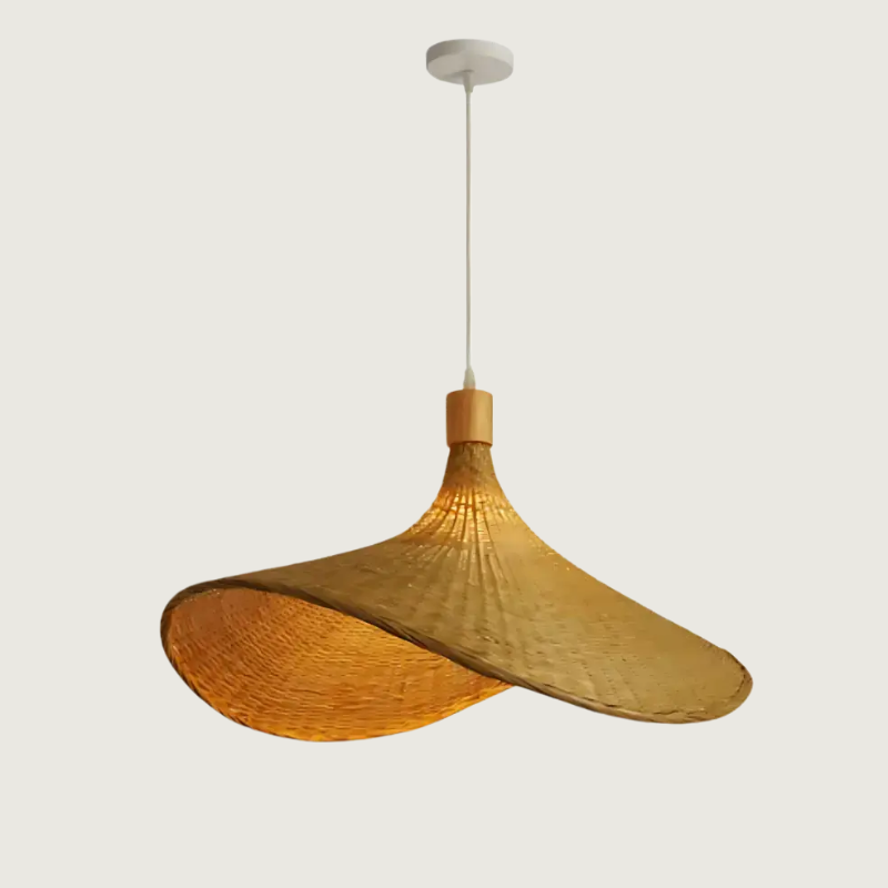 RusticAura™ Holzleuchte – Handgefertigte Pendelleuchte aus Massivholz im Natur-Design