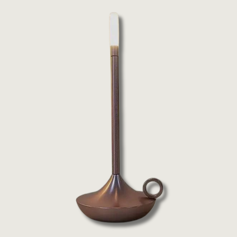 ForgeLight™ Eleganter Nordic Kerzenhalter – Dimmbares LED-Stimmungslicht aus Aluminium