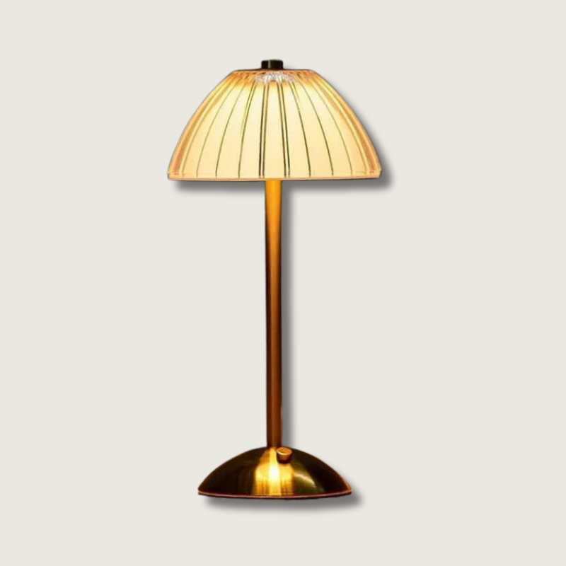 ShineGem™ Tischlampe – Kabellose, dimmbare LED-Pilzlampe mit modernem Design