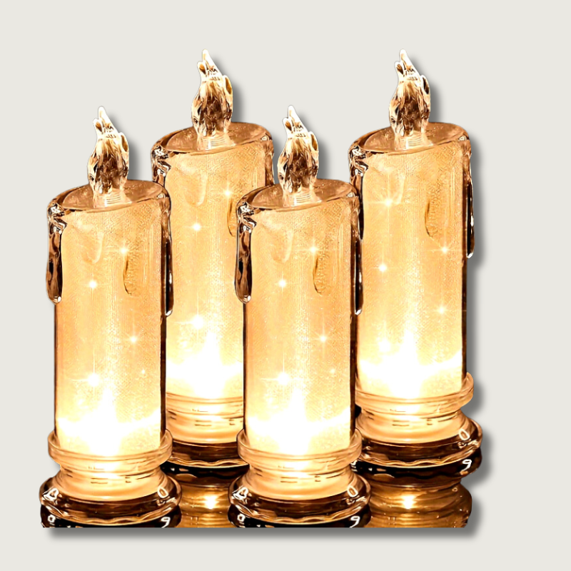 VividFlame™ LED Flammenlose Kerzen – 3er Set für sichere & stimmungsvolle Beleuchtung