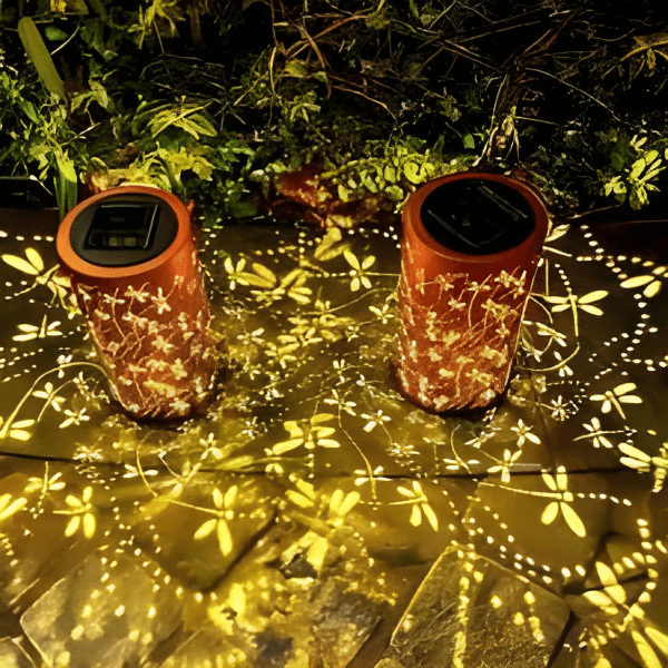 Dragonfly™ Solar Lantern – Solar-Gartenlaterne mit Libellen-Design & stimmungsvollem Licht