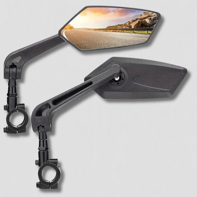 SafeView™ – 2er Set HD Fahrrad-Rückspiegel | 360° verstellbar für maximale Sicherheit