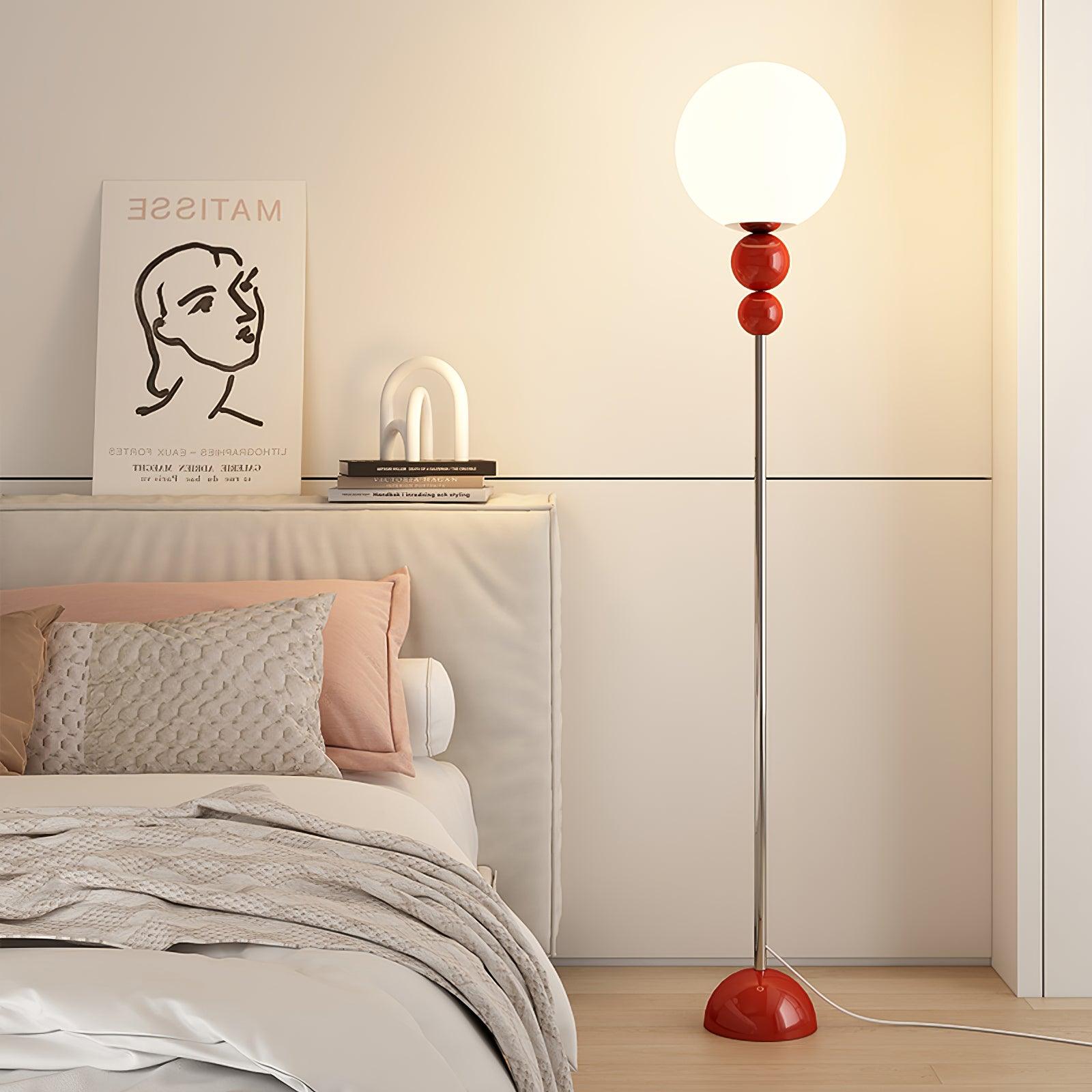 Brivon™ Minimalist Elegance Floor Lamp – Design-Stehlampe mit Opalglas im Mid-Century-Stil
