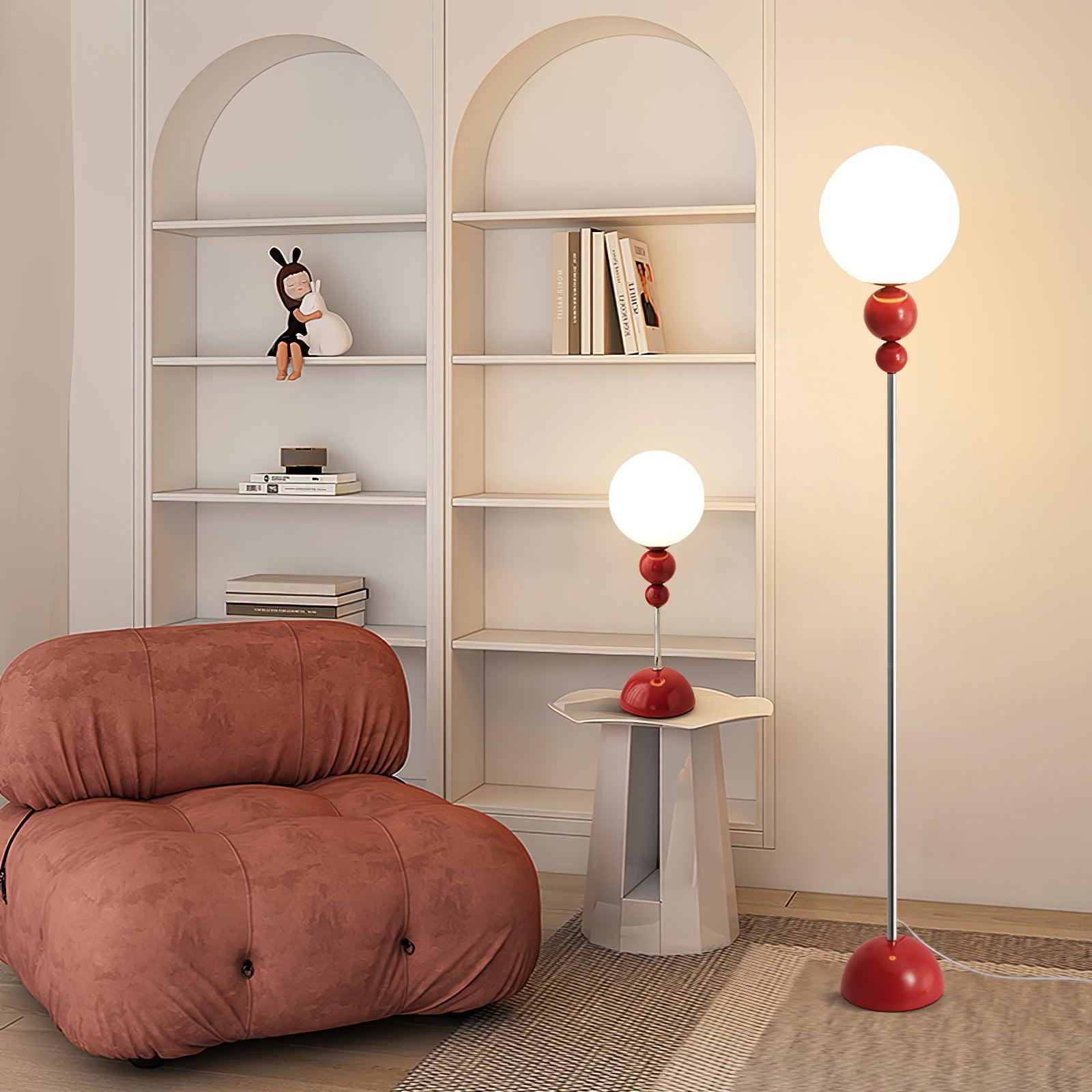 Brivon™ Minimalist Elegance Floor Lamp – Design-Stehlampe mit Opalglas im Mid-Century-Stil