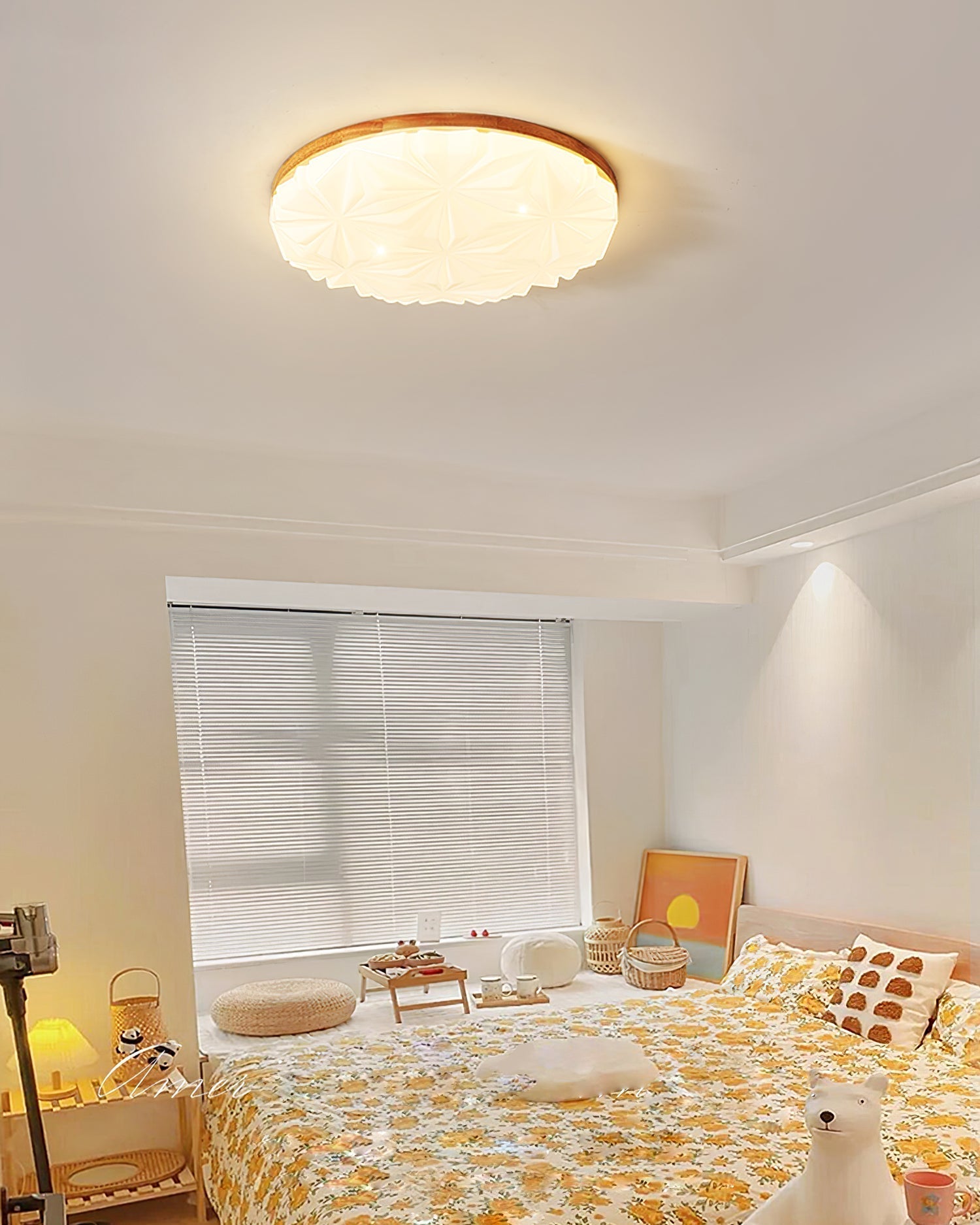 VennerAura™ Deckenleuchte – Natürliche LED-Deckenlampe mit Holzdesign für warme Wohnräume