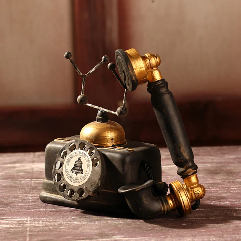 TimelessRing™ – Retro Telefon Deko | Antikes Vintage-Wohnaccessoire