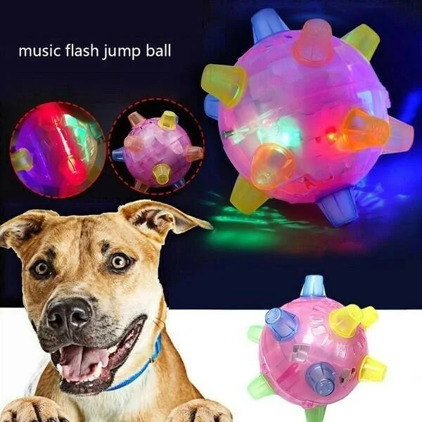 FetchBright™ LED Hundeball – Leuchtender Gummiball für Hunde | Blinkend, robust & interaktiv