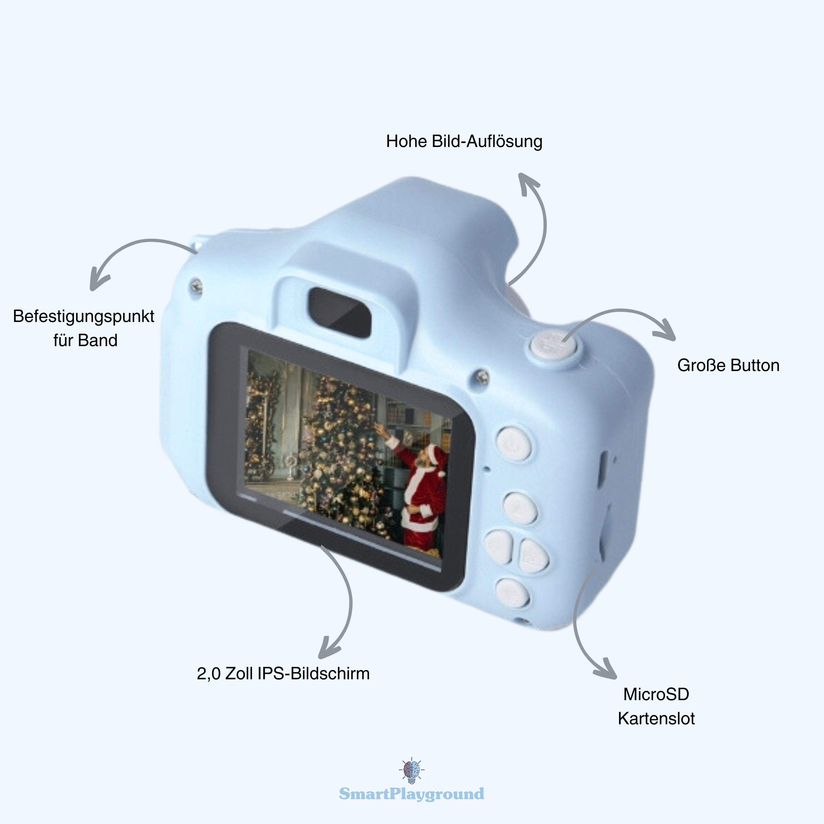 KidsCam Pro™ Kinderkamera – HD Foto & Video, Lernfunktionen, robust & leicht