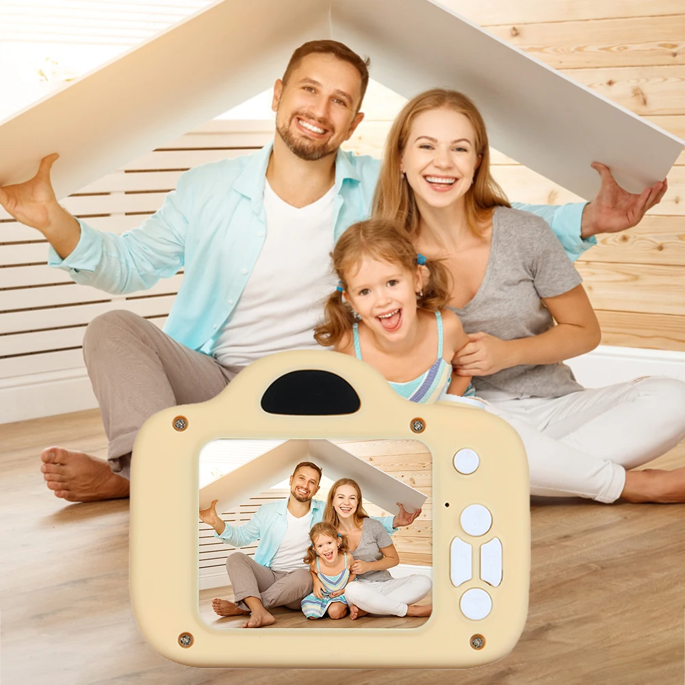 PlayQuest™ Kinderkamera – 1080p HD, 2000W Sensor, 2.0" Display, Spiele & Filter