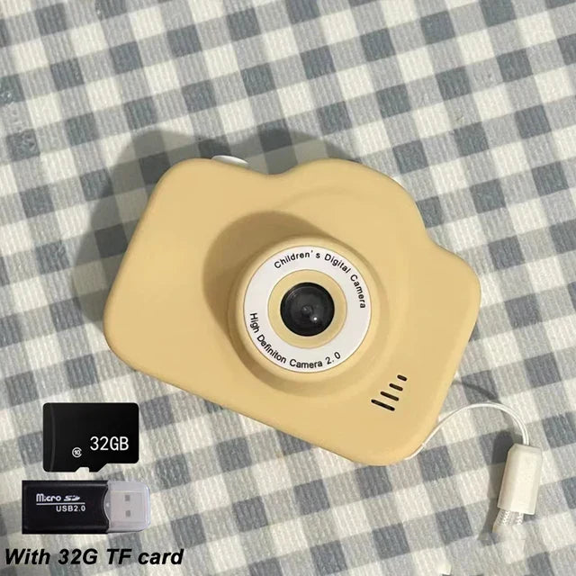 PlayQuest™ Kinderkamera – 1080p HD, 2000W Sensor, 2.0" Display, Spiele & Filter
