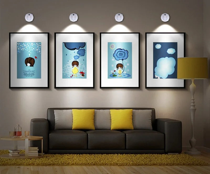 Wireless LED Spotlight™ – Kabelloser LED-Spot mit Fernbedienung & Dimmfunktion (2er-Set)