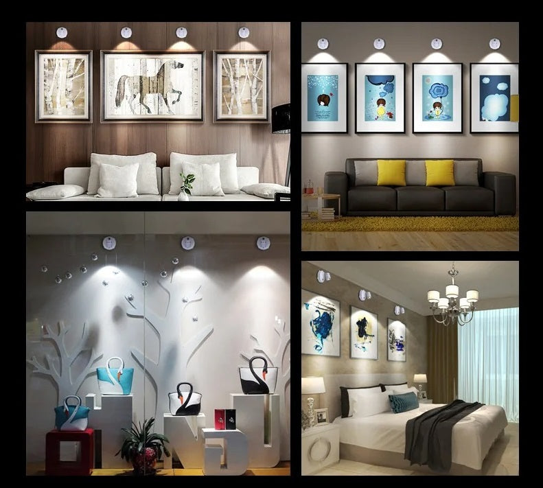 Wireless LED Spotlight™ – Kabelloser LED-Spot mit Fernbedienung & Dimmfunktion (2er-Set)