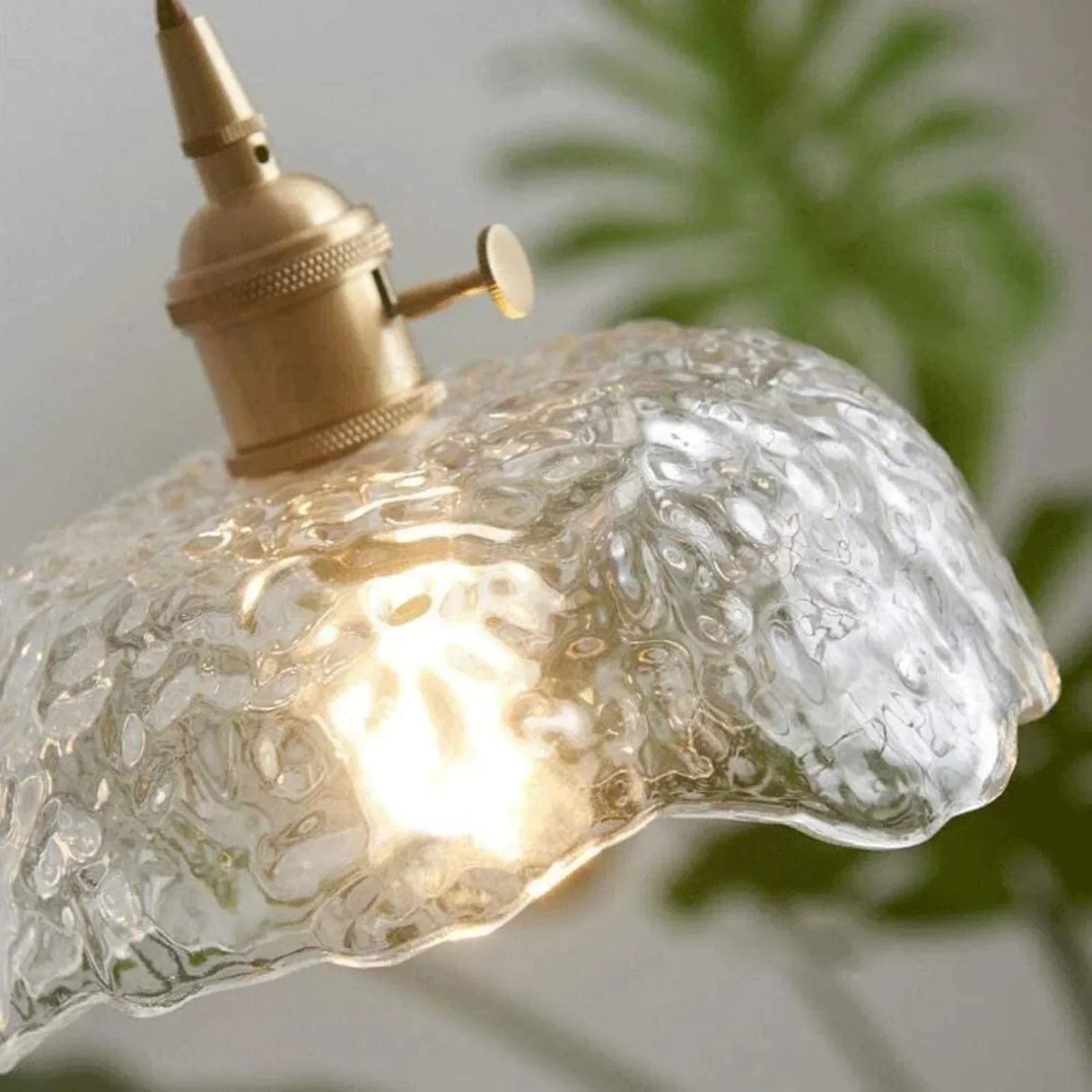 GlasTangle™ Pendelleuchte – Moderne Hängelampe aus Glas & Messing mit kreativem Design (E27)