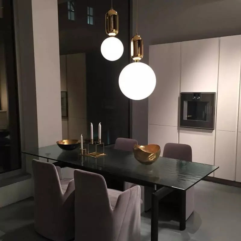 EchoGlow™ Pendelleuchte – Moderne Kugel-Hängelampe im minimalistischen Design (G9)