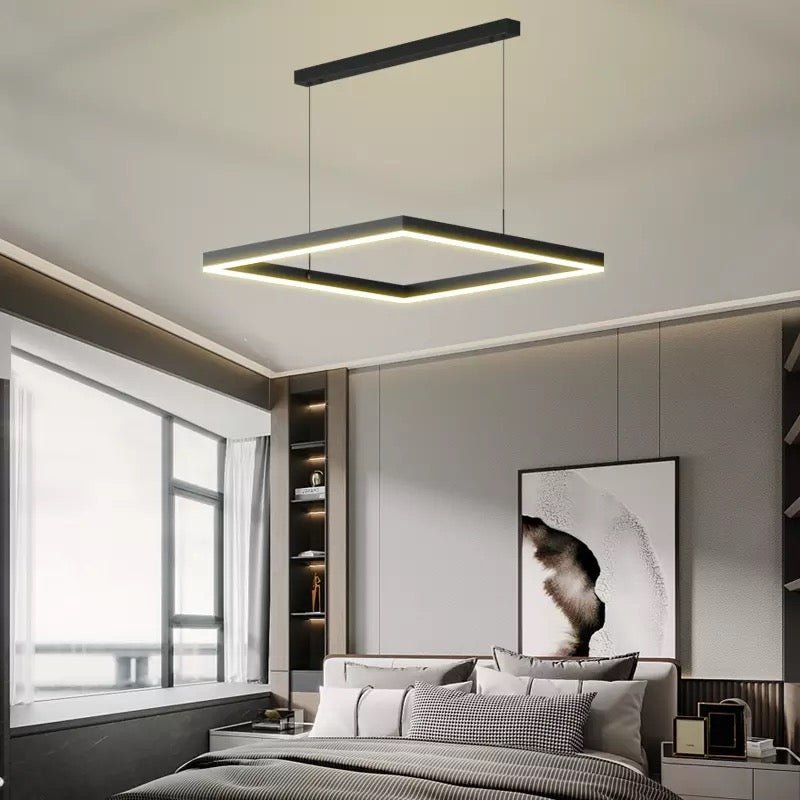 AuraGlow™ LED-Deckenleuchte – Dimmbarer Designer-Kronleuchter für moderne Wohnräume