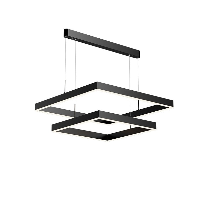 AuraGlow™ LED-Deckenleuchte – Dimmbarer Designer-Kronleuchter für moderne Wohnräume